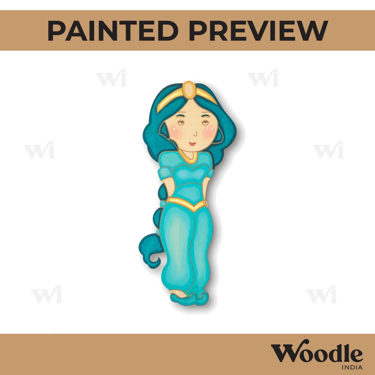Jasmine Aladdin Pre Marked MDF Design 1