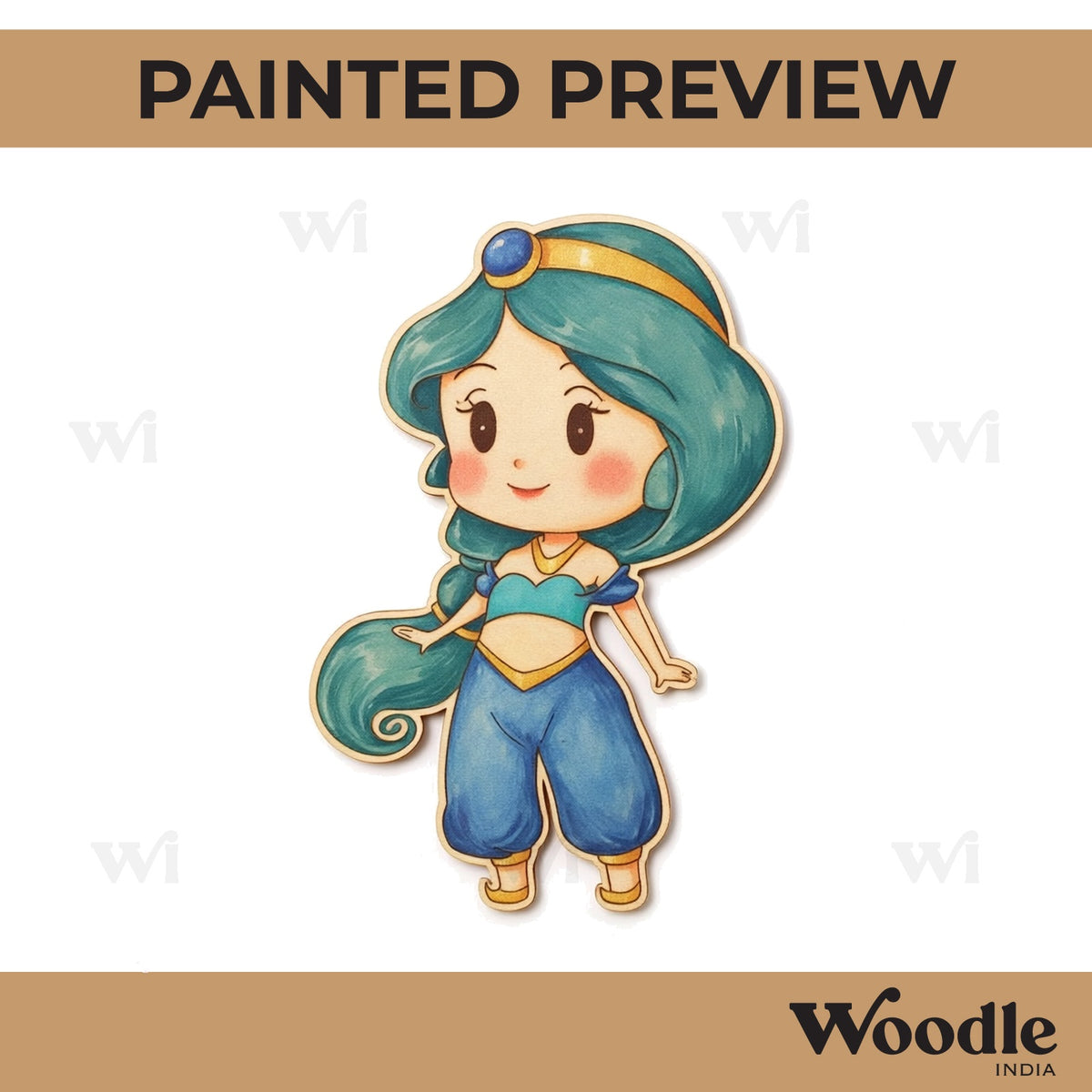 Jasmine Aladdin Pre Marked MDF Design 4