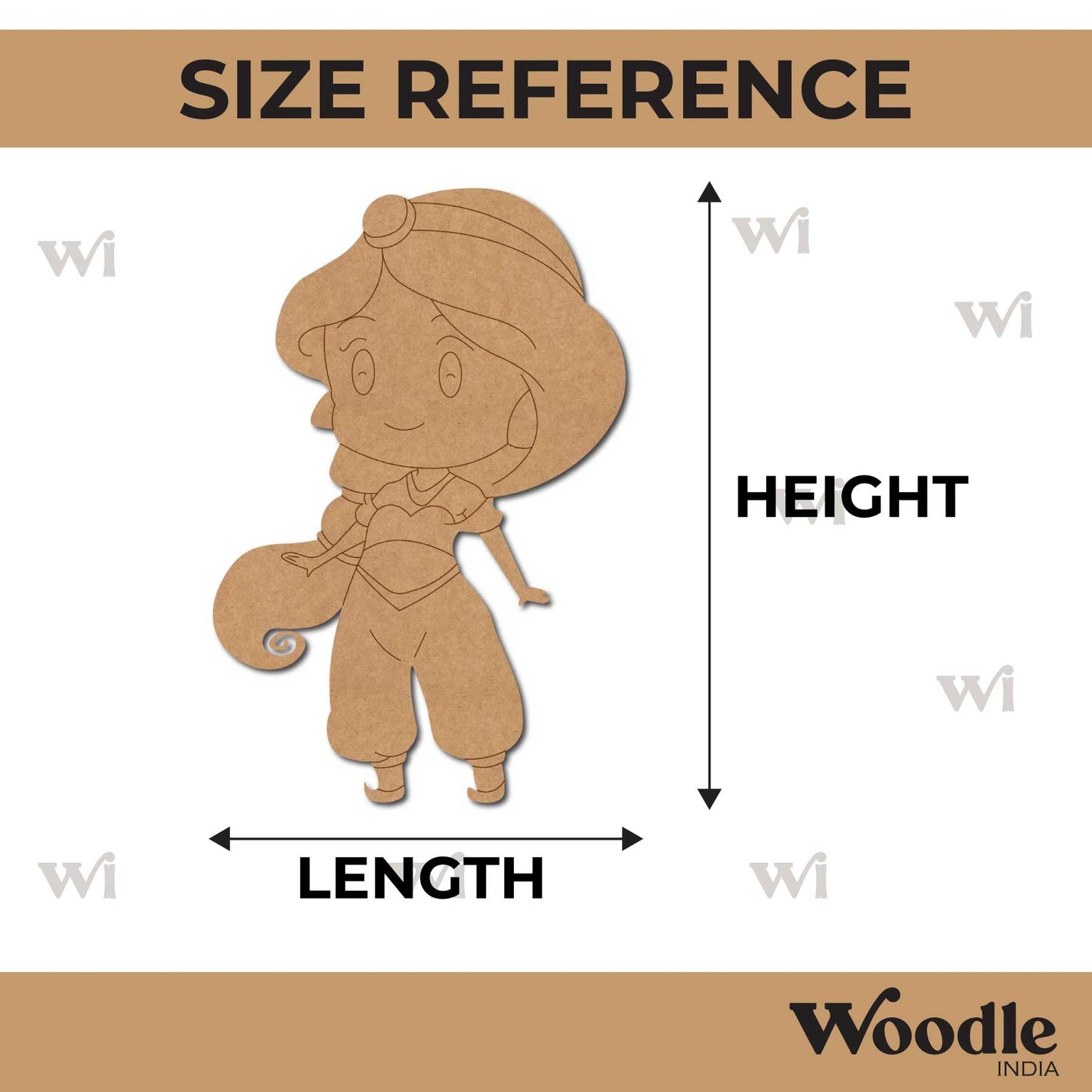 Jasmine Aladdin Pre Marked MDF Design 4