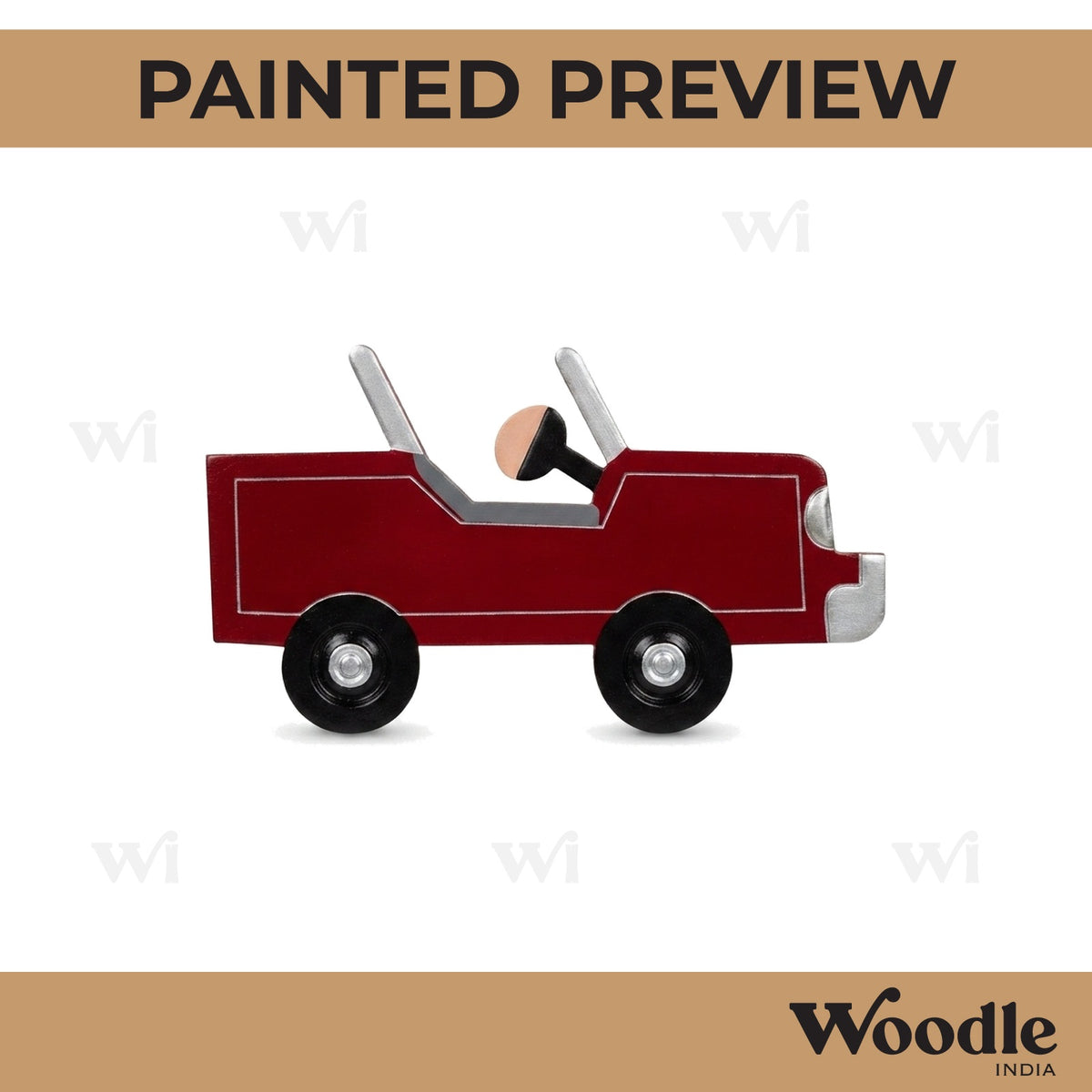 Jeep Car Pre Marked MDF Design 2