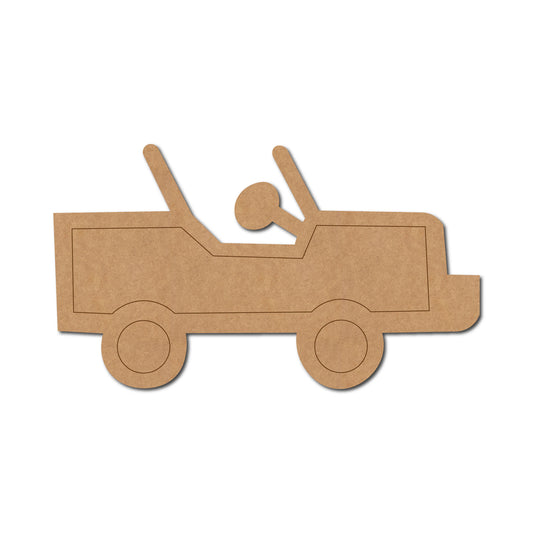 Jeep Car Pre Marked MDF Design 2