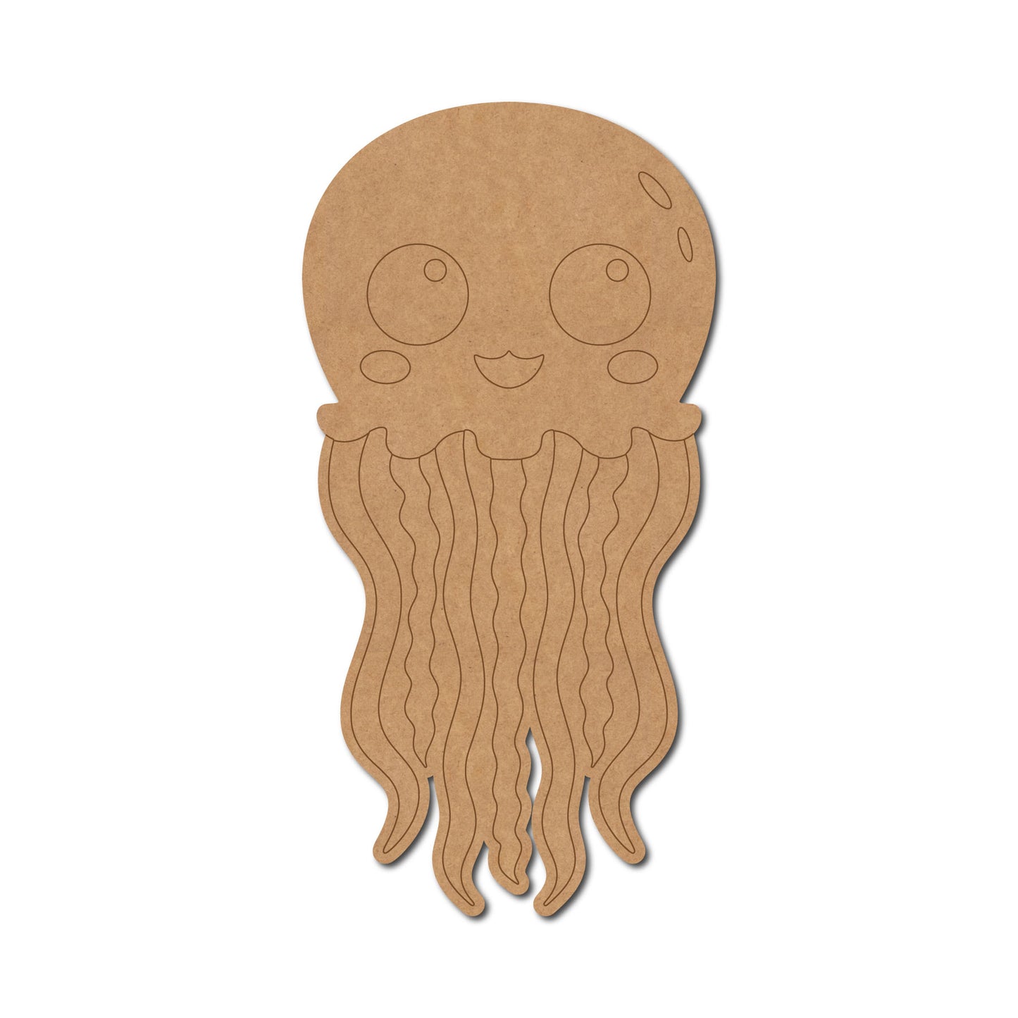 Jelly Fish Pre Marked MDF Design 1