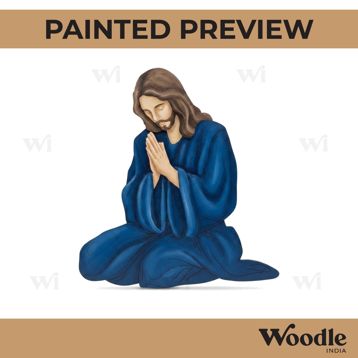 Jesus Christ Pre Marked Base MDF Design 1