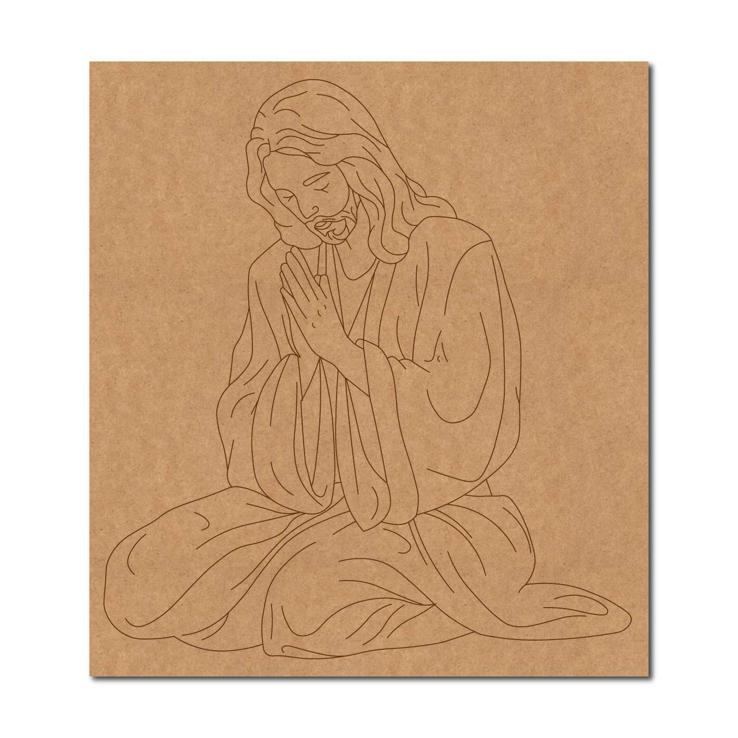 Jesus Christ Pre Marked Base MDF Design 1