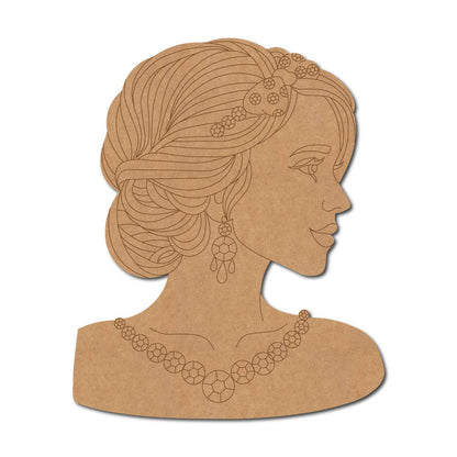 Jewelry Woman Pre Marked MDF Design 1