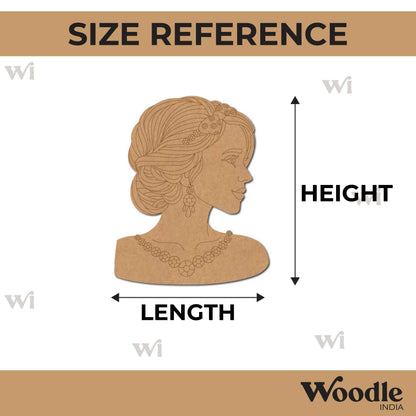 Jewelry Woman Pre Marked MDF Design 1