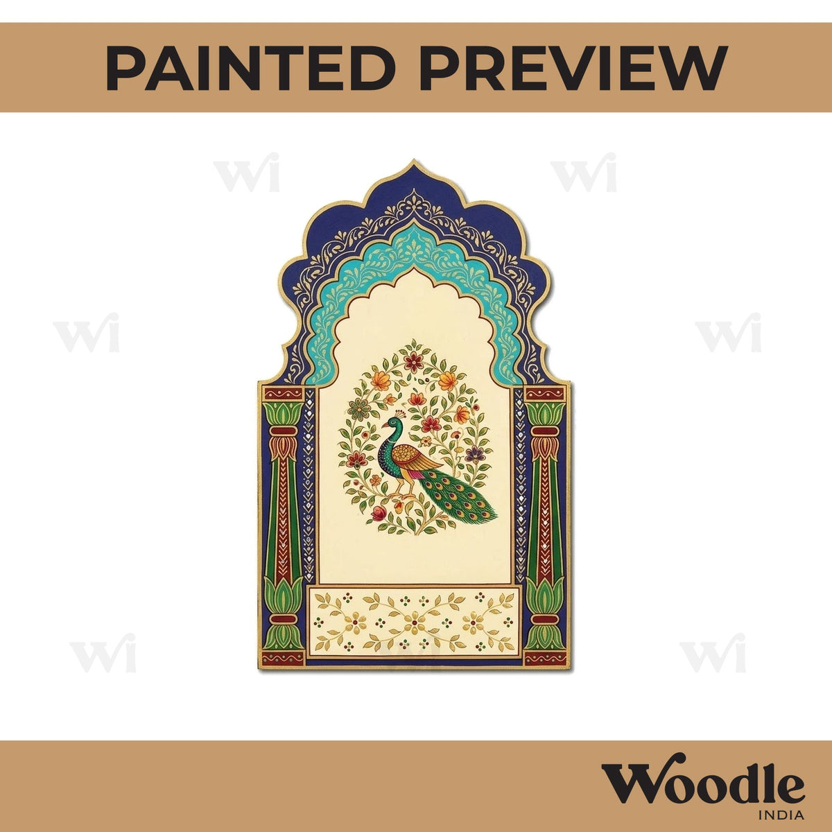 Jharokha Cutout MDF Design 13