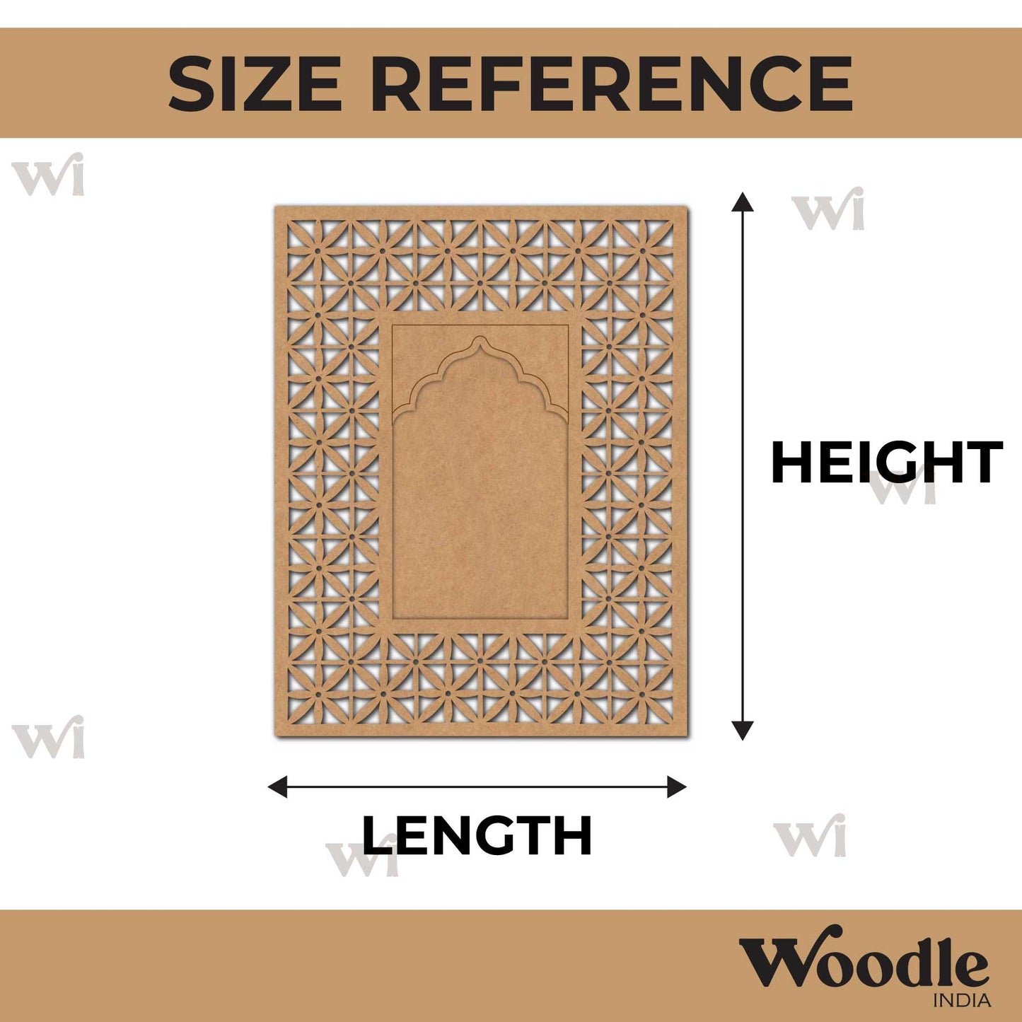 Jharokha Jali Base MDF Design 1