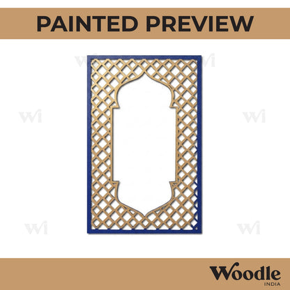 Jharokha Jali Window Cutout MDF Design 1