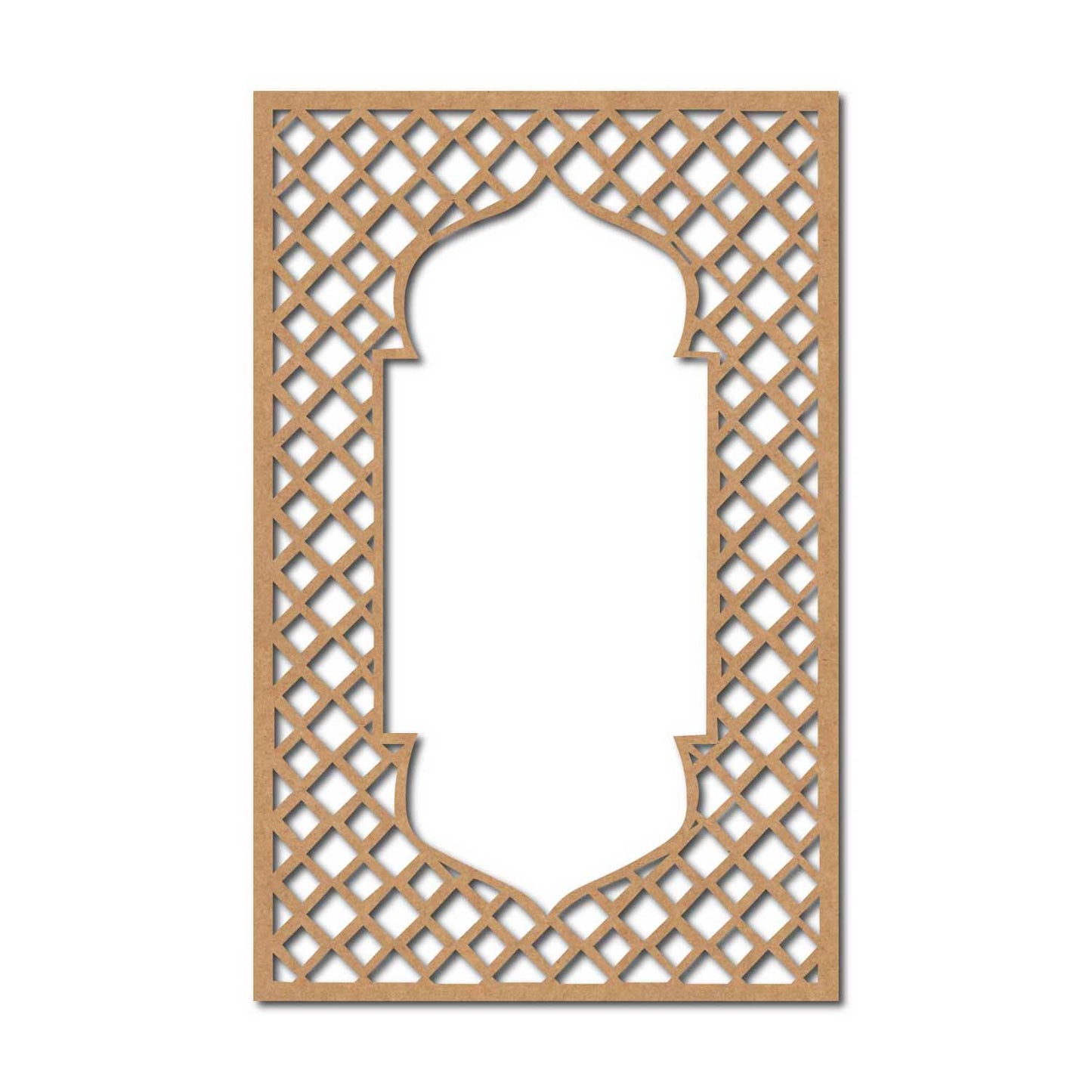 Jharokha Jali Window Cutout MDF Design 1