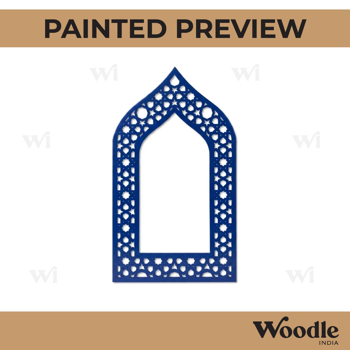 Jharokha Jali Window Cutout MDF Design 2
