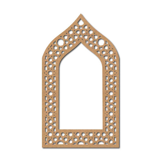 Jharokha Jali Window Cutout MDF Design 2
