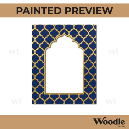 Jharokha Jali Window Pre Marked MDF Design 1