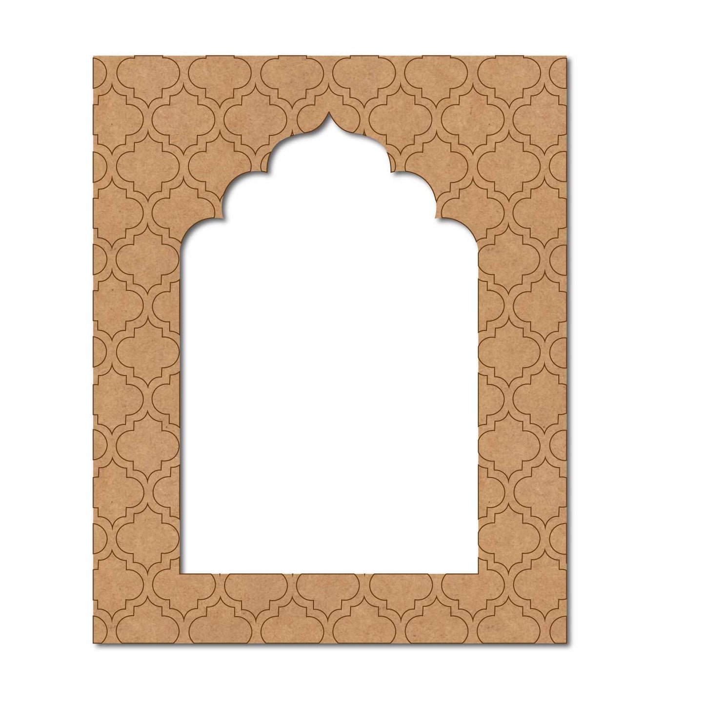 Jharokha Jali Window Pre Marked MDF Design 1