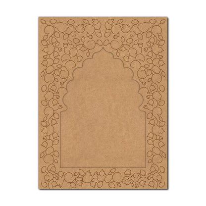Jharokha Lotus Pre Marked MDF Design 1