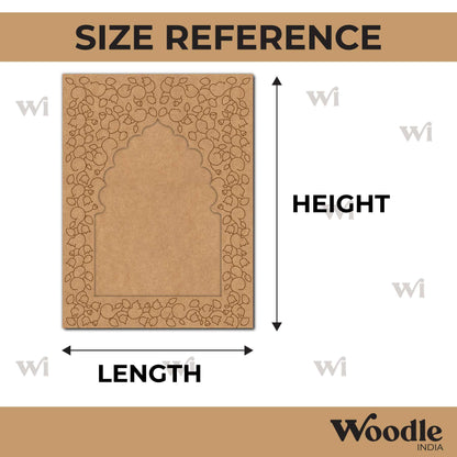 Jharokha Lotus Pre Marked MDF Design 1