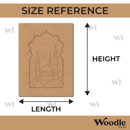 Jharokha Mosque Pre Marked MDF Design 1