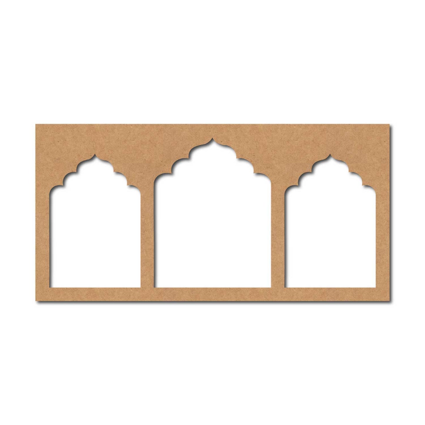 Jharokha Multiple Windows Cutout MDF Design 1