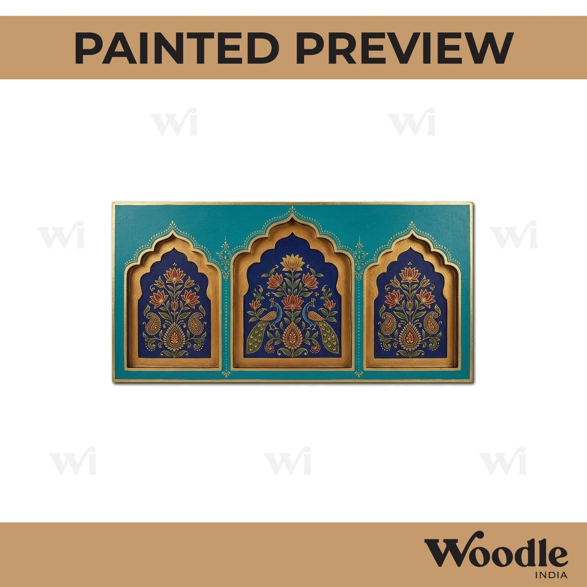 Jharokha Multiple Windows MDF Design 1