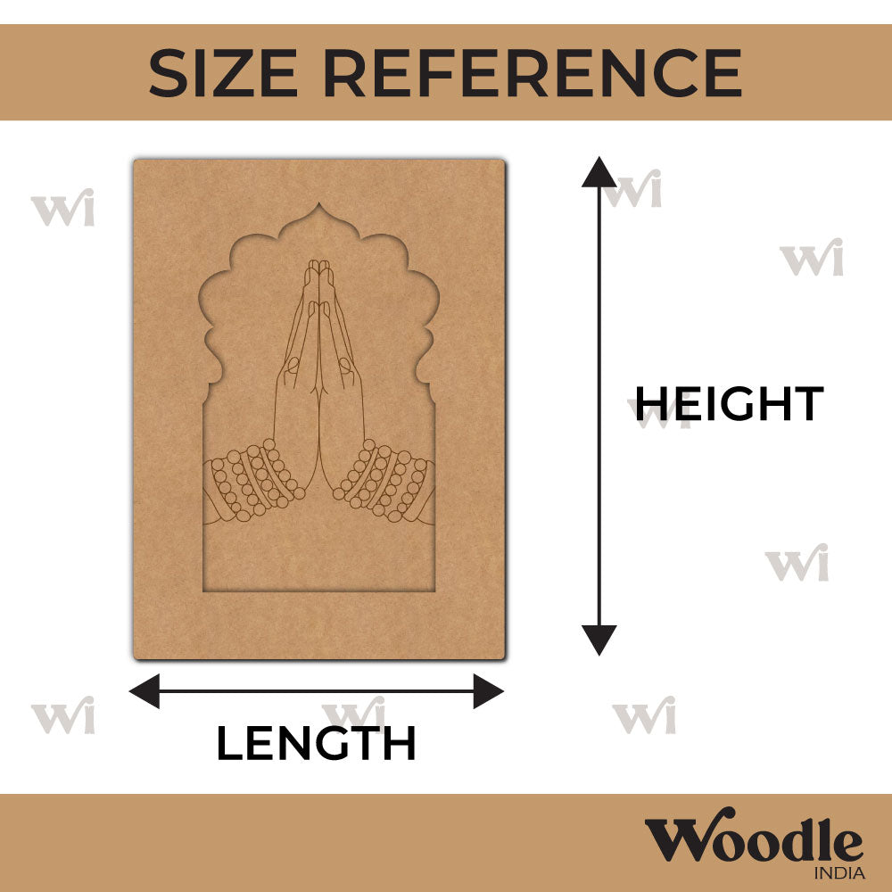 Jharokha Namaste Pre Marked MDF Design 1