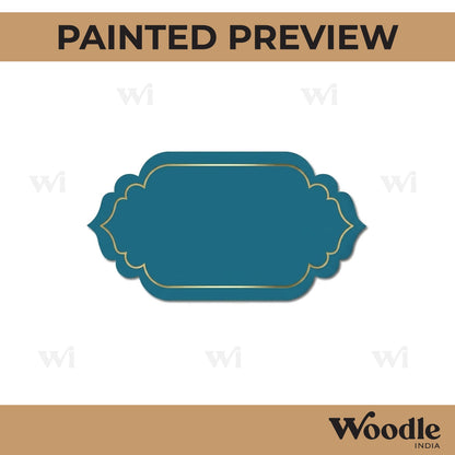 Jharokha Nameplate Pre Marked MDF Design 1
