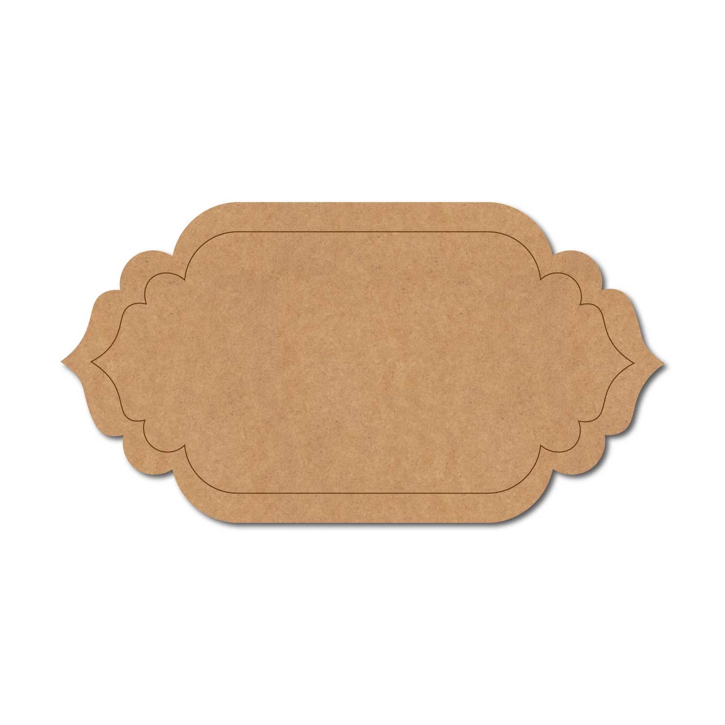Jharokha Nameplate Pre Marked MDF Design 1