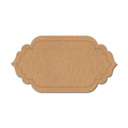 Jharokha Nameplate Pre Marked MDF Design 1