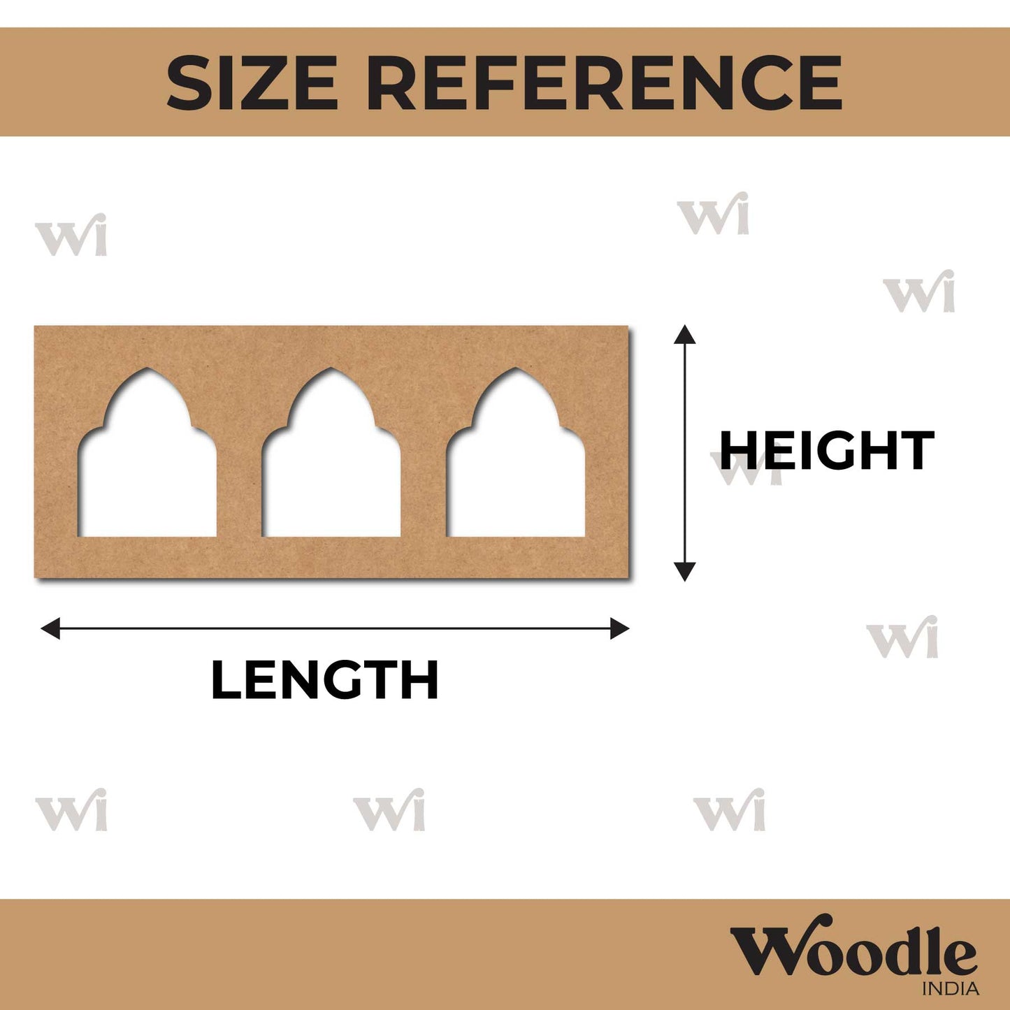 Jharokha Window Cutout MDF Design 1