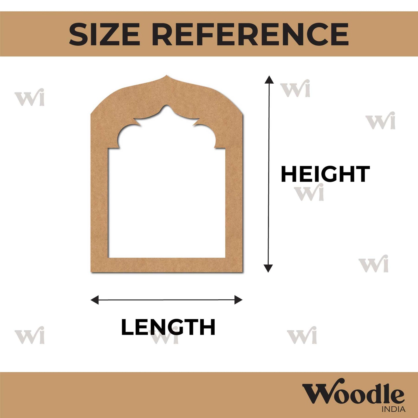 Jharokha Window Cutout MDF Design 15