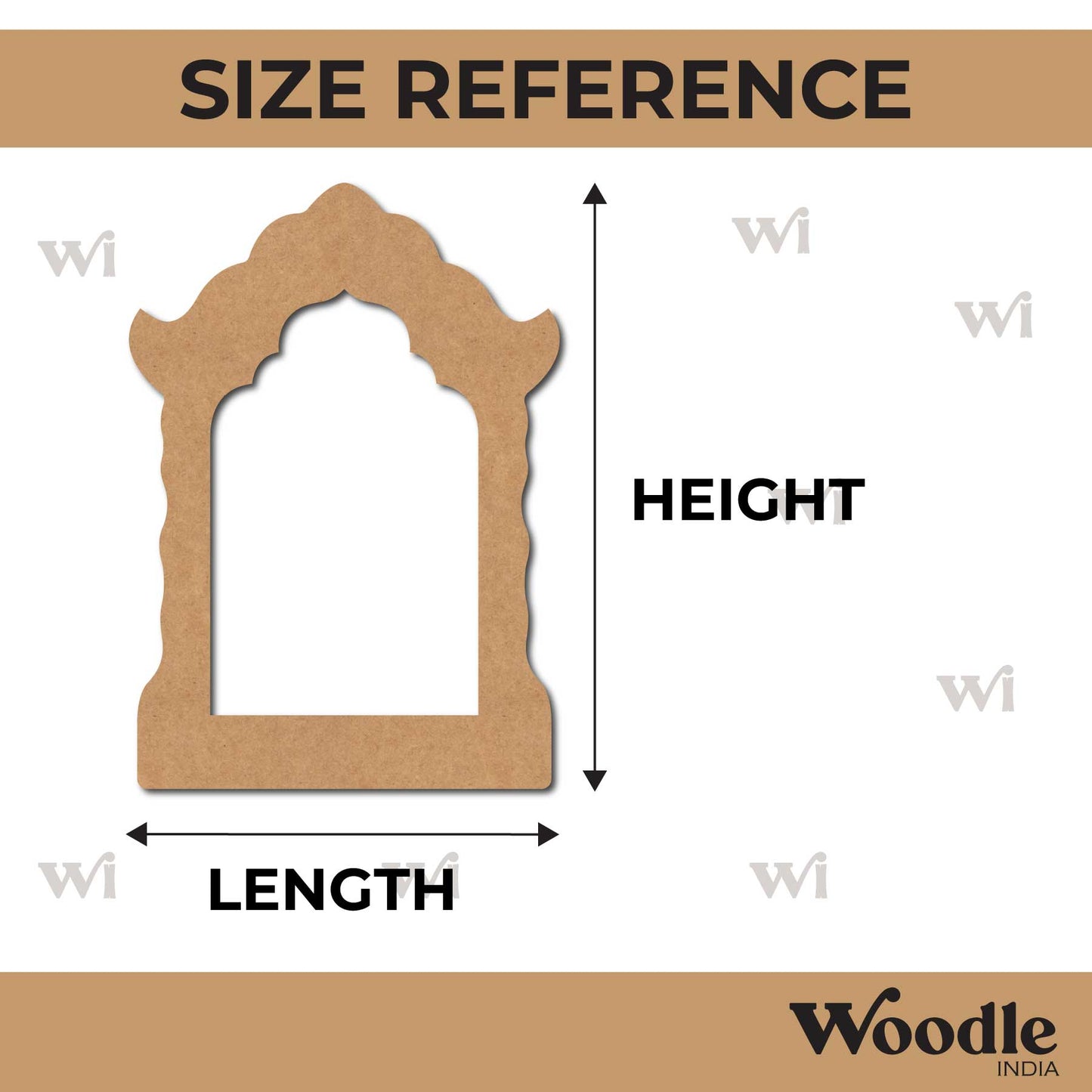 Jharokha Window Cutout MDF Design 17
