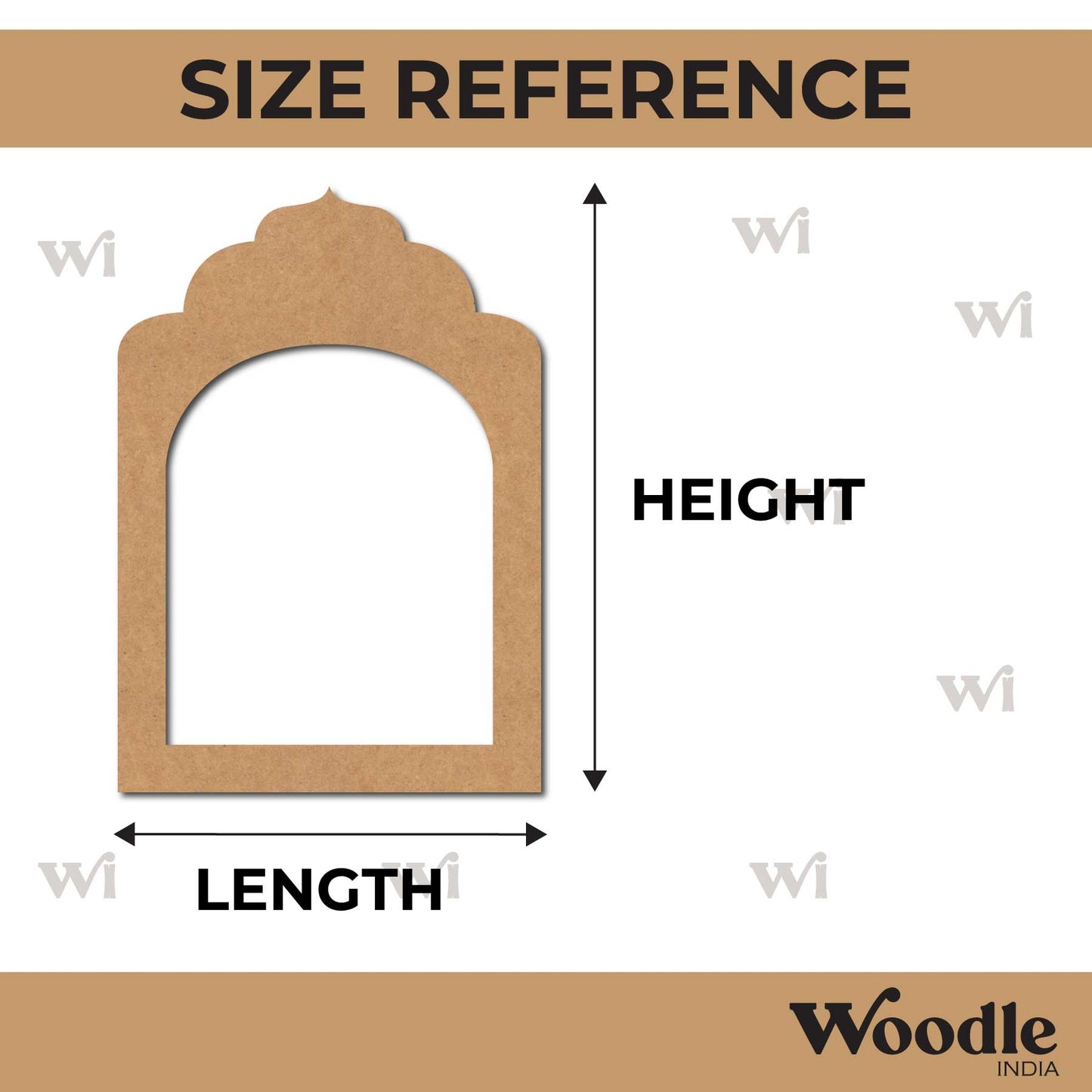 Jharokha Window Cutout MDF Design 18