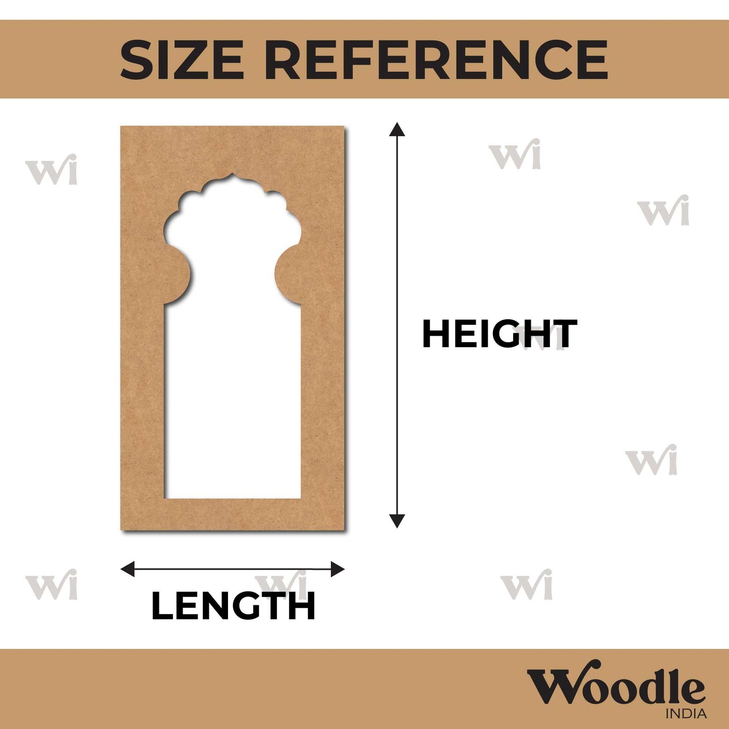 Jharokha Window Cutout MDF Design 24