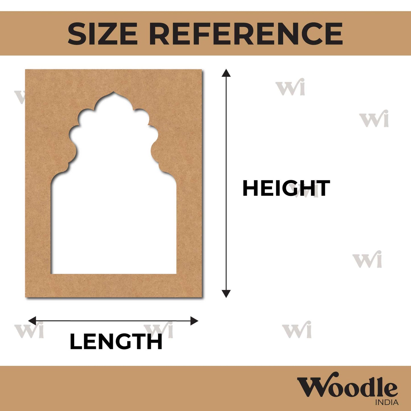 Jharokha Window Cutout MDF Design 26