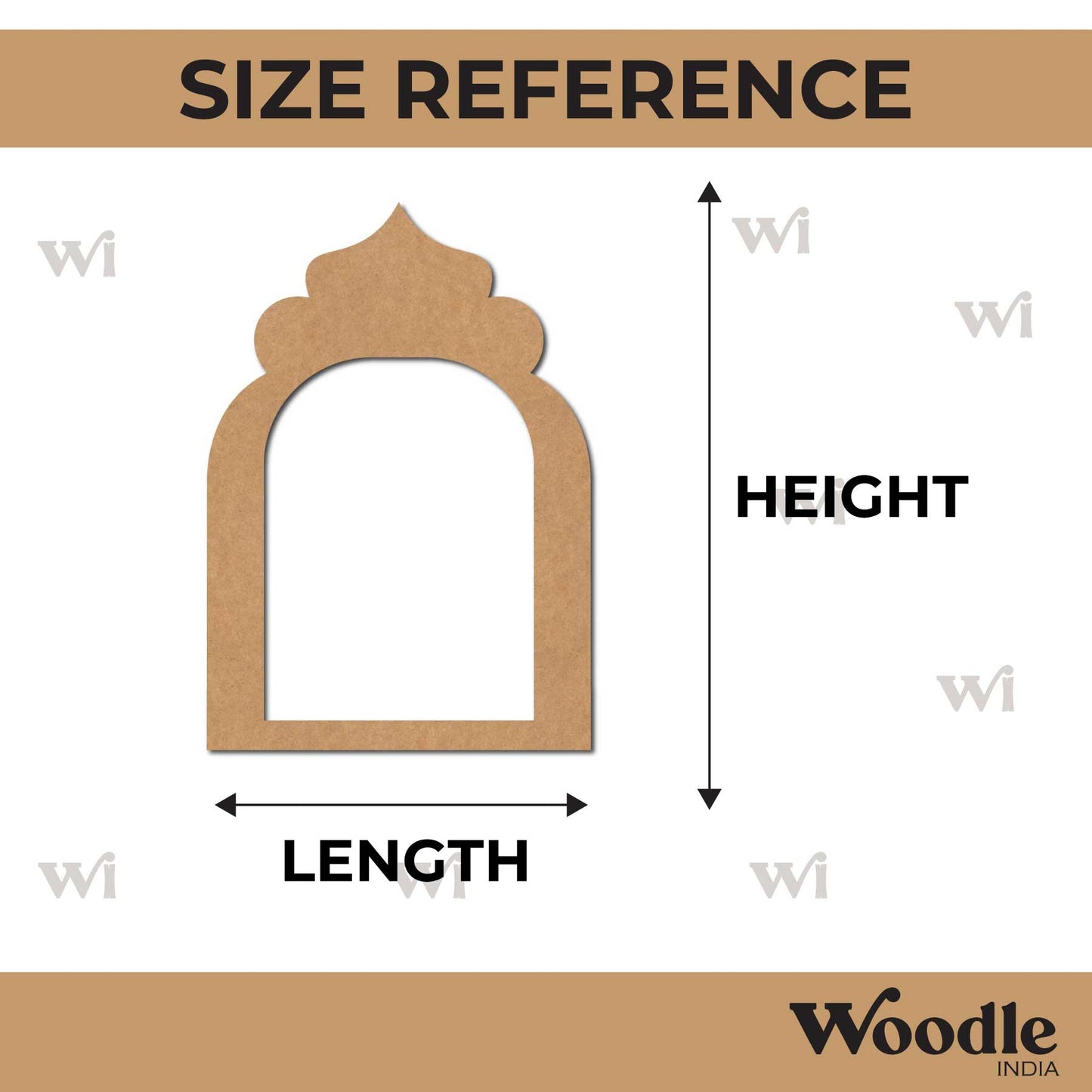 Jharokha Window Cutout MDF Design 30