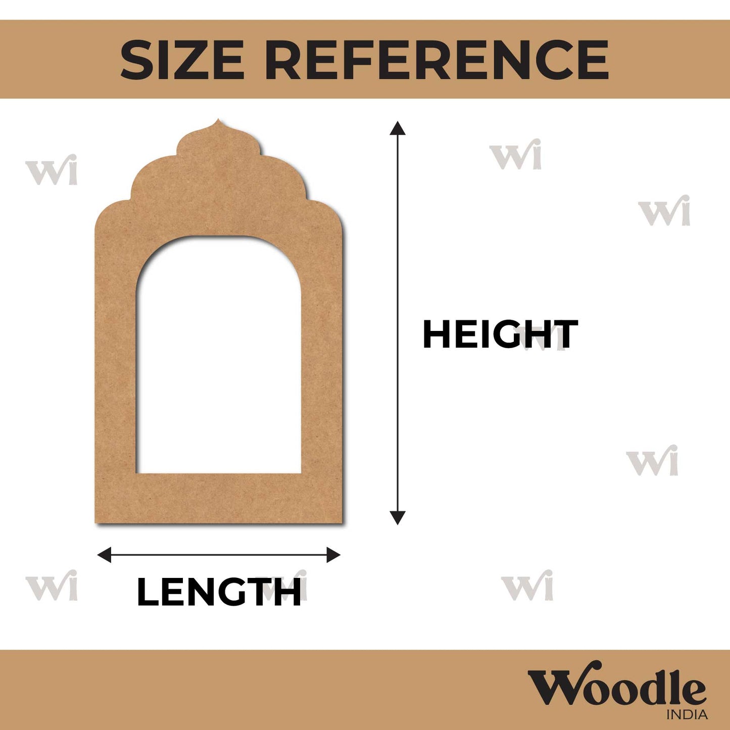 Jharokha Window Cutout MDF Design 3