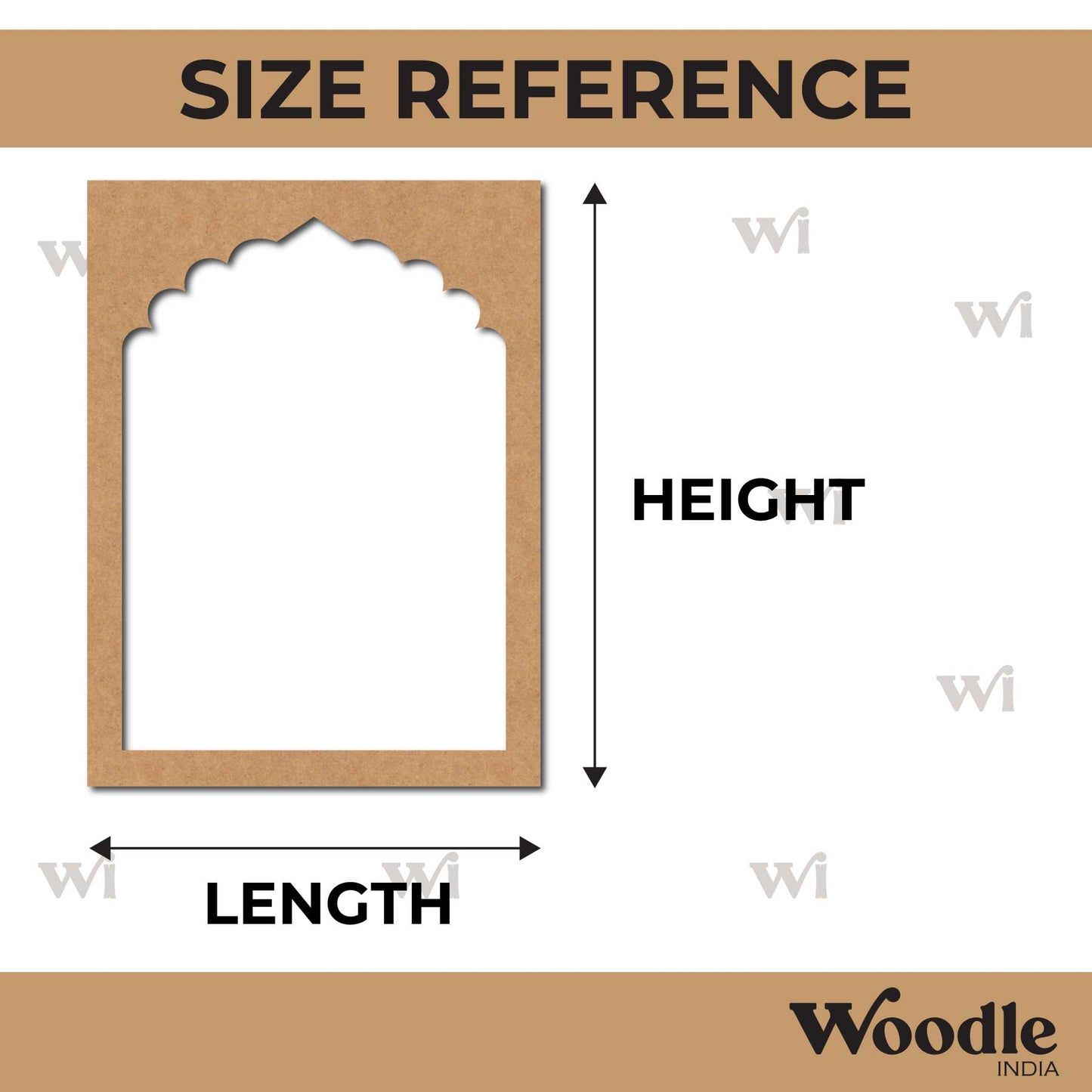 Jharokha Window Cutout MDF Design 4