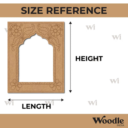 Jharokha Window Pre Marked MDF Design 1
