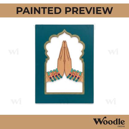 Jharokha Namaste Pre Marked MDF Design 1