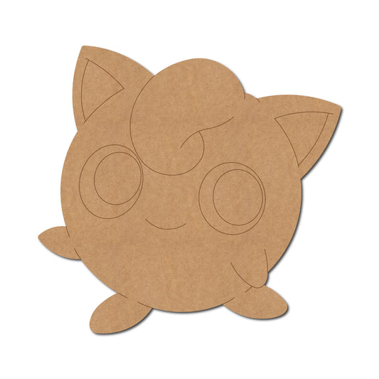 Jigglypuff Pokemon Pre Marked MDF Design 1