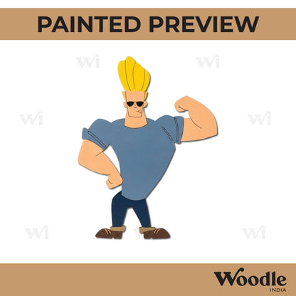 Johnny Bravo Pre Marked MDF Design 1
