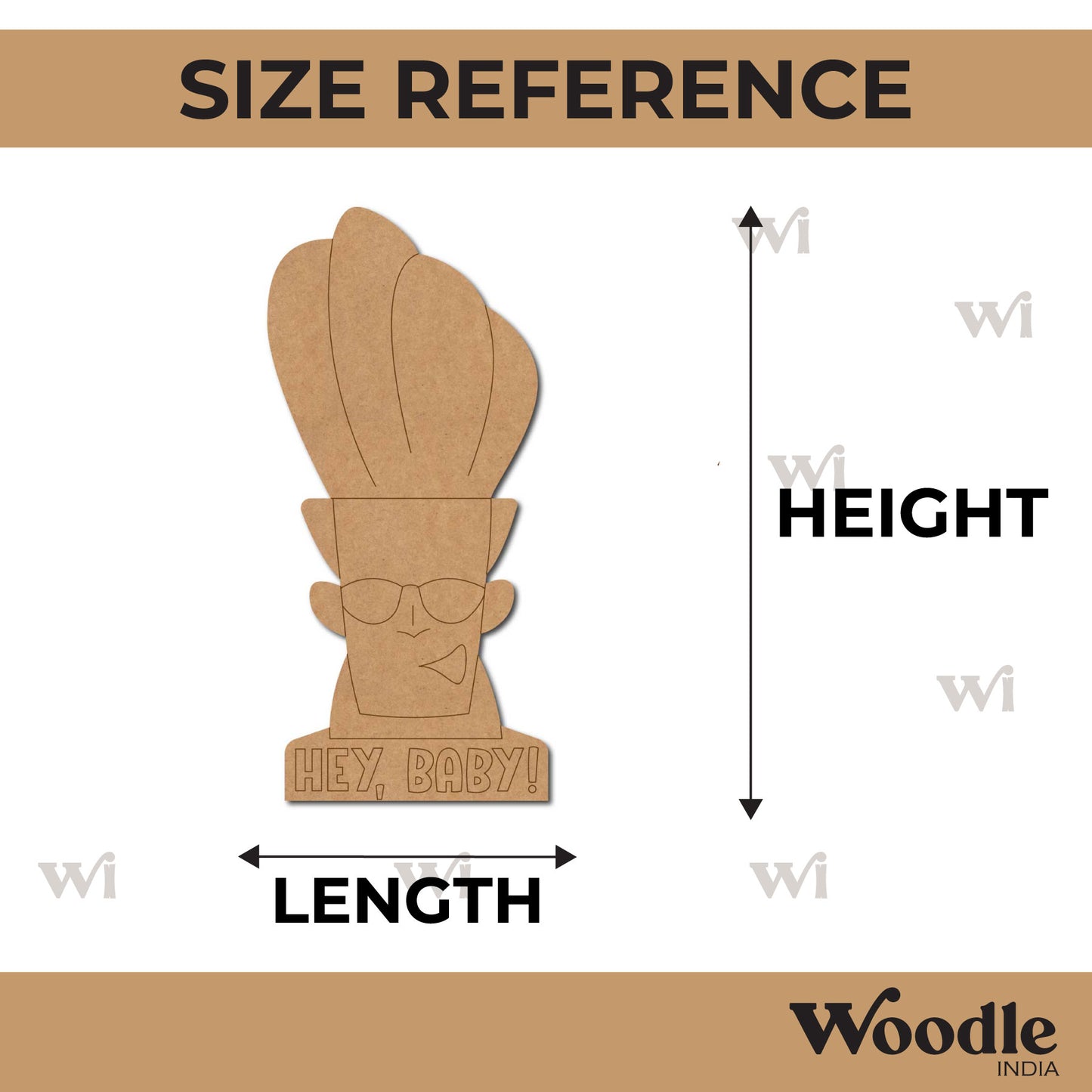 Johnny Bravo Pre Marked MDF Design 2