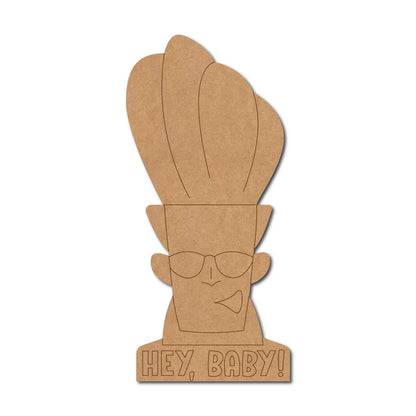 Johnny Bravo Pre Marked MDF Design 2