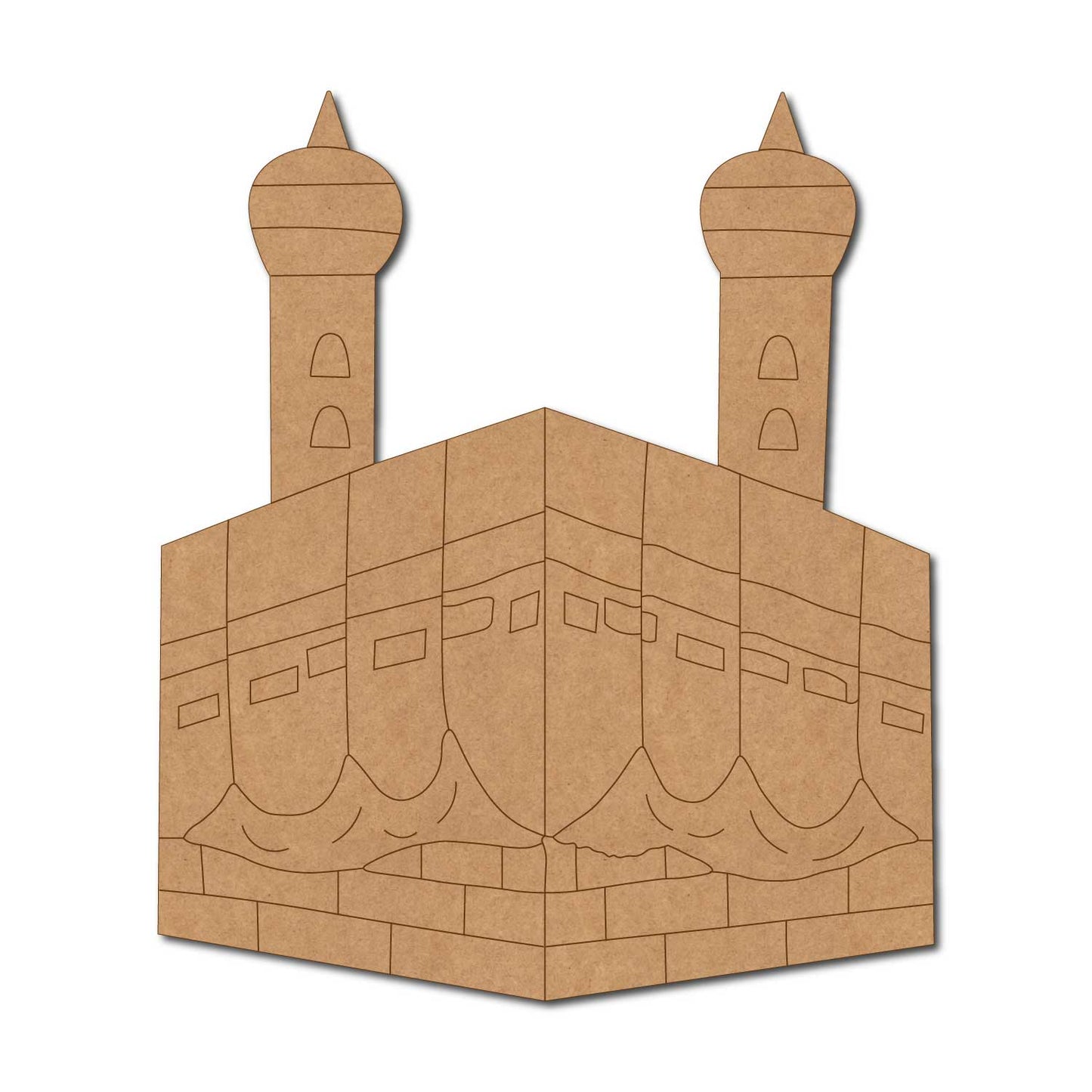 Kaaba Masjid Islamic Pre Marked MDF Design 1