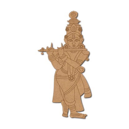 Kalamkari Krishna Pre Marked MDF Design 1