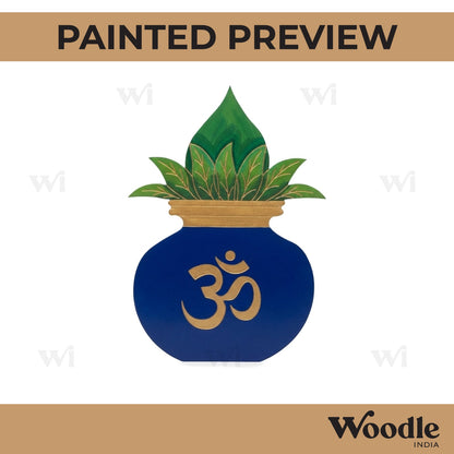 Kalash Matka Om Pre Marked MDF Design 1