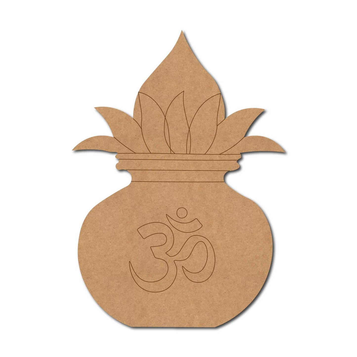 Kalash Matka Om Pre Marked MDF Design 1