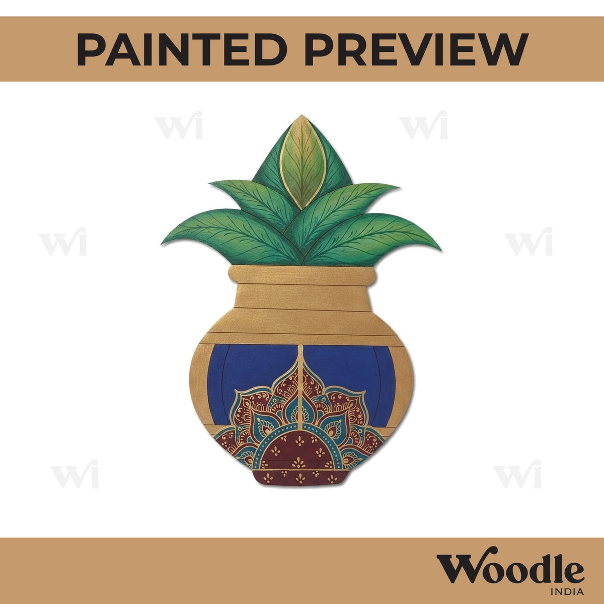 Kalash Matka Pre Marked MDF Design 2