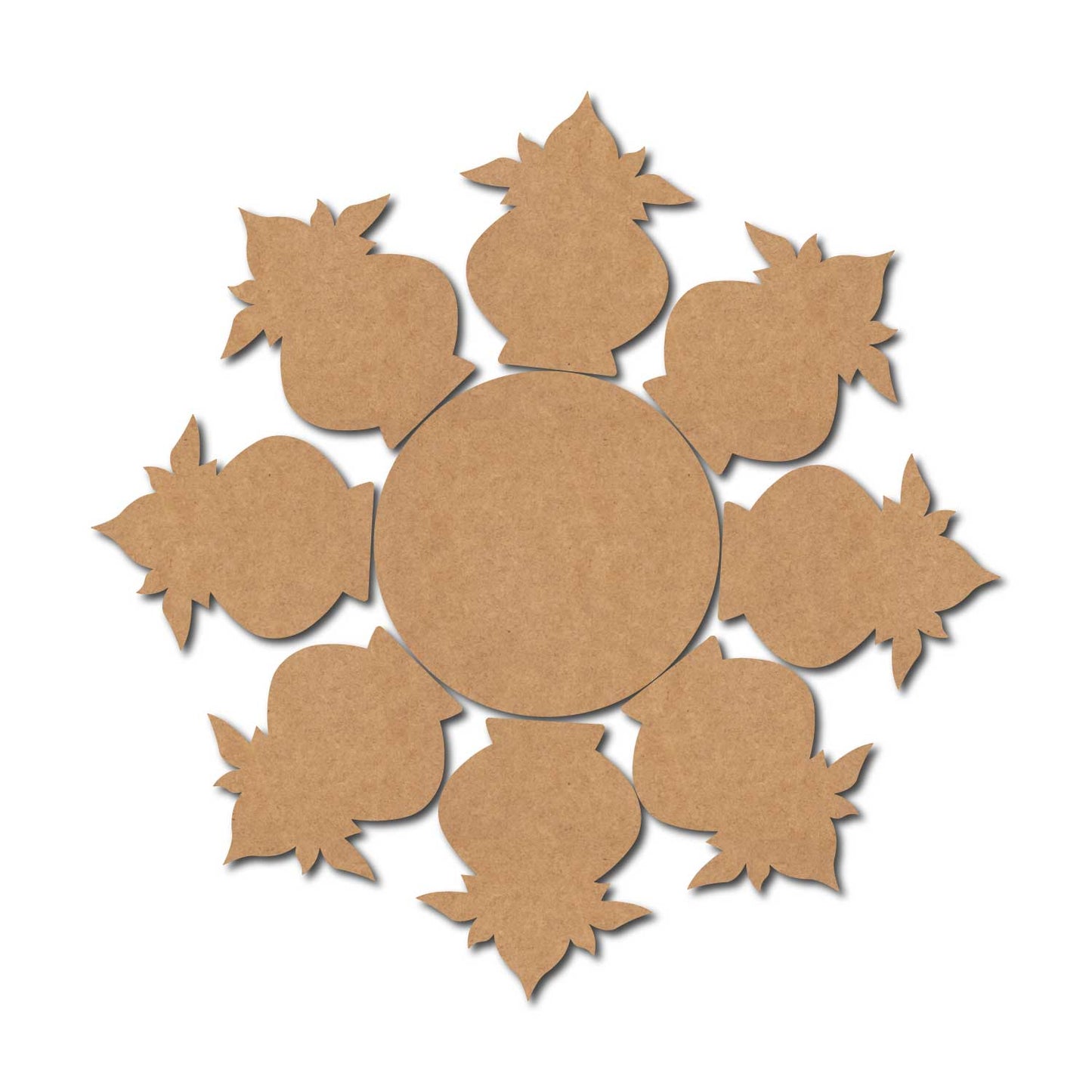Kalash Matka Rangoli Cutout MDF Design 1