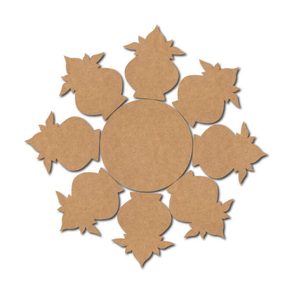 Kalash Matka Rangoli Cutout MDF Design 1