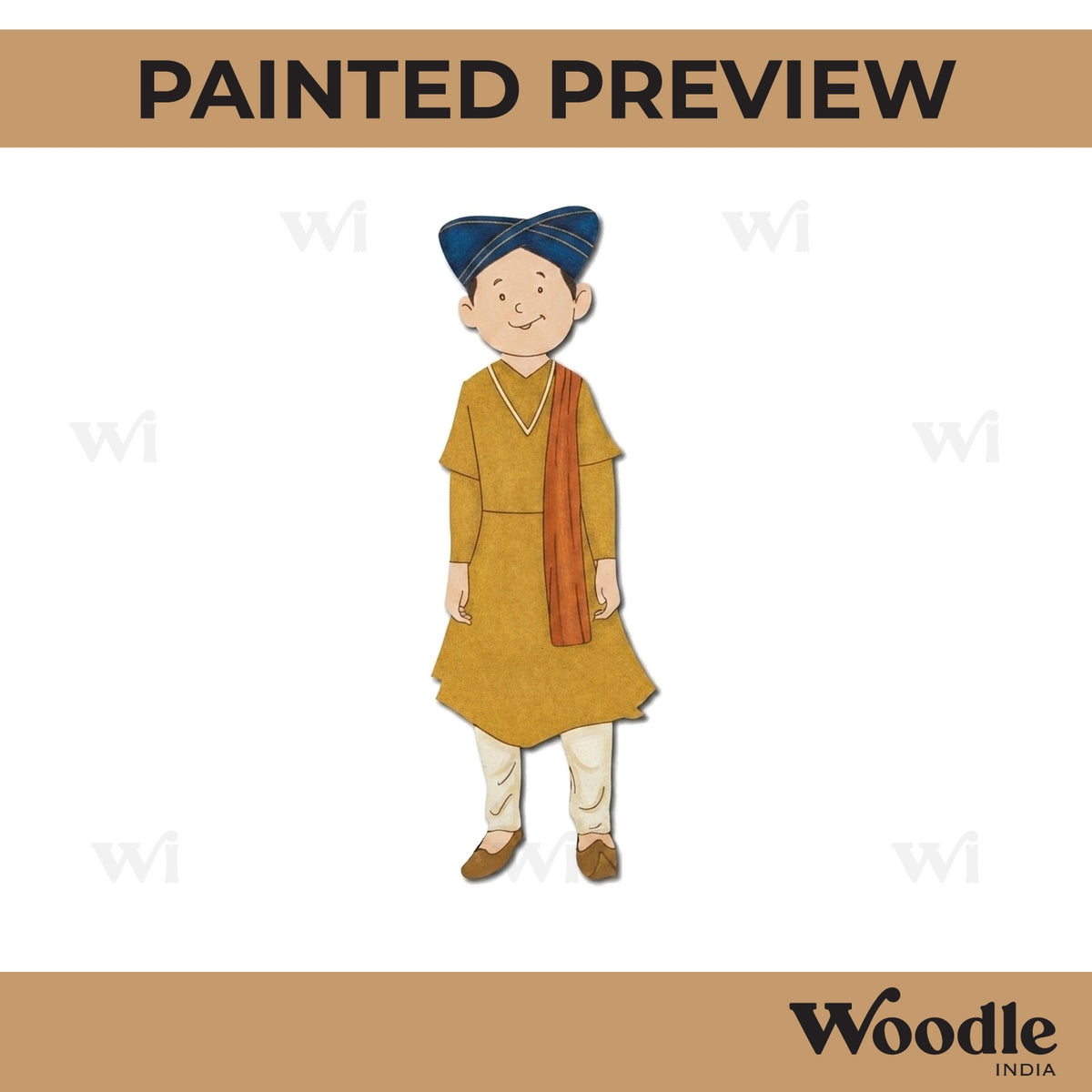 Karnataka Man Pre Marked MDF Design 1